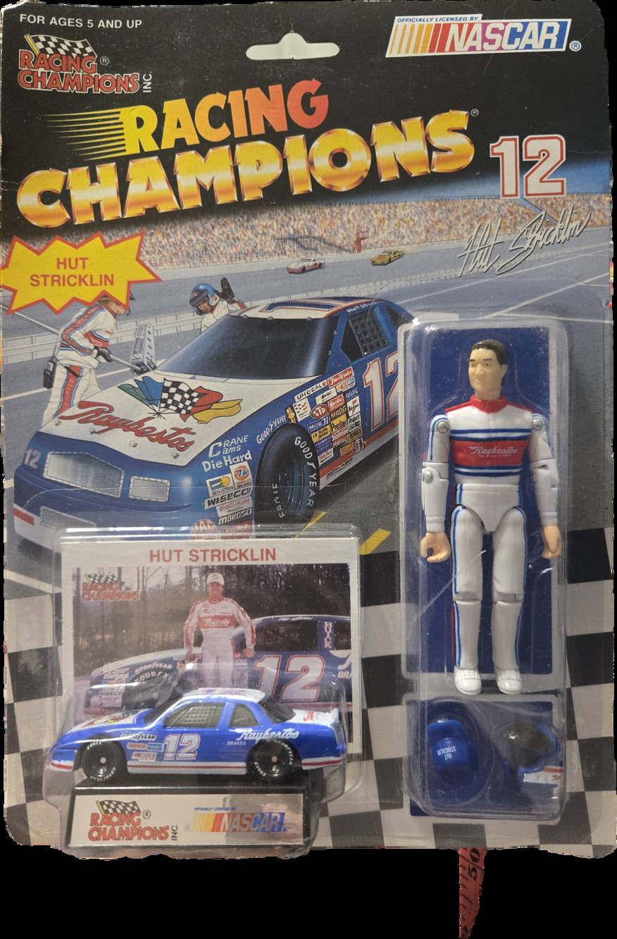 Hut Stricklin #12 Racing Champions Action Figure & Diecast Set Nascar